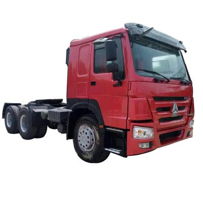 China 2016 used Sinotruk Howo tractor truck trailer head 6x4 rework howo trailer truck head 6800x2490x3668 for sale