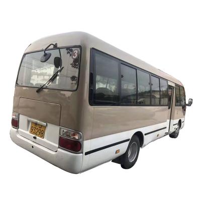 China Leather diesel luxury 6m coaster bus 7m 23 seats passenger rhd LHD auto mini bus for sale