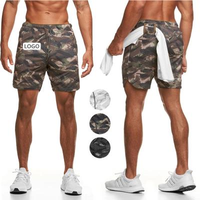 China Anti-wrinkle Mens Sports Fitness Summer Workout Jogger Athletic Running Shorts for sale