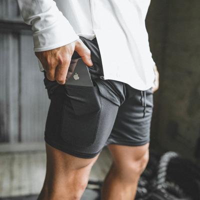 China Wholesale Anti-Wrinkle S Gym Shorts 2 In 1 Pants Sports Mesh Quick Dry Men's Running Shorts for sale