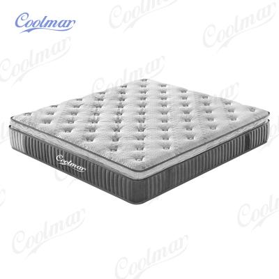 China Coolmar Pocket Spring Mattress 7 Zone Sleep Well Gel Memory Foam In Box Queen King Size Mattress for sale