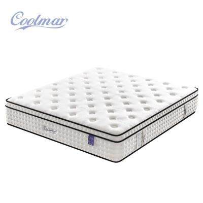 China Hypoallergenic 13 Inch Hotel Spring Box King Size Bed With Memory Foam Mattress In A Box for sale