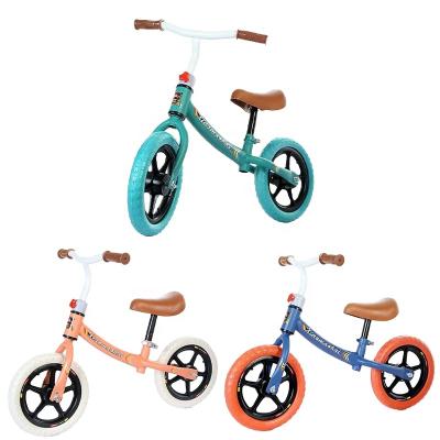 China Road Baby Balance No Chain 12 Inch Kids Bike Cheap Hot Sale Steel Frame Balance Bike Without Pedal for sale