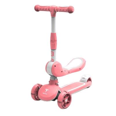 China Popular Multifunctional Baby Scooter Colorful Kids Ride On Kick Scooter With Removable Seat for sale