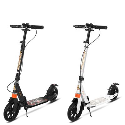 China Off Road Two Wheel Stand Scooter And Foot Folding With Big Wheel Kick Scooters For Kid And For Teenagers for sale