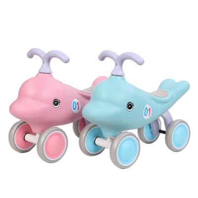 China Fashionable New Model Cartoon Baby Swing Car With 4 Wheels 2 Colors Mix Twist Car for sale