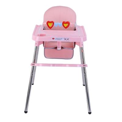 China Fashionable Multifunctional Highchair Folding Seat Powering Portable Umpire Chair For Baby Kid Dining Chair With Toy Holder for sale