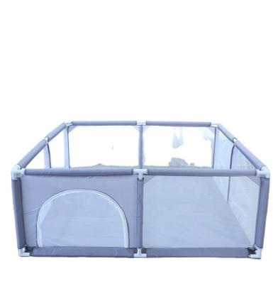 China Oxford Fabric Large Rectangle Folding Toddler Safety Play Yard Barrier Playpen For Baby for sale