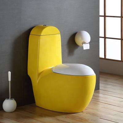 China Double-flush China Manufacturer Hot Selling Colorful One Piece Toilet Egg for sale