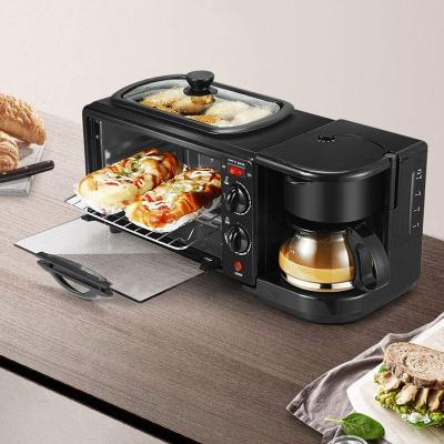 China Automatic Power-off CMiK 3 in 1 Aluminum Alloy Multifunctional Home Oven Machine Non-Stick Breakfast Grill 9L Oven Capacity for sale