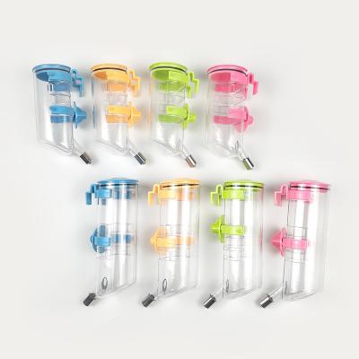 China Sustainable No-Drip Dog Water Dispenser Bottle Dog Cage Water Dispenser For Pets Feeding Cage Water Bottle for sale