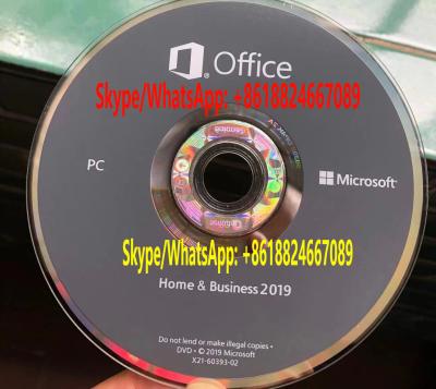 China Office 2019 home business 2019 office hb PC Key Code Key Card Retail Sealed Package for sale