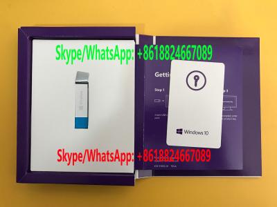 China Win 10 Professional USB Original Online Active Key Code COA Sticker& package for sale