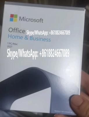 China Office 2021 home and business 2021 office hb PC Key Code Key Card Retail Sealed package MS for sale