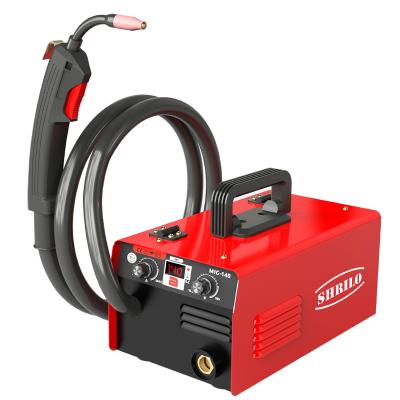 China Wire Welder 220v Arc Soldadura Flux Core Igbt Gasless Flux-Cored Gasless Inverter Small No Gas Muttahida Majlis-e-Amal Cat Mig-140 MIG Welding Machine for sale