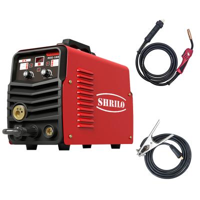 China 3mm igbt MIG-160 semi-automatic inverter MIG mag welding machine 3 in 1 Muttahida Majlis-e-Amal cat MIG welding machine for sale