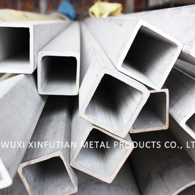 China Square Shaped Stainless Pipe Welding , Weldable Steel Tubing Bright Finish for sale