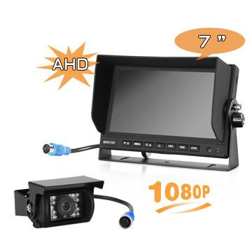 China 1080P Ahd Trasera Waterproof Car Camara De Seguridad Para Auto 7 Inch Monitor Rear View Camera Backup System For Truck for sale