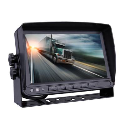 China Remote Control Factory Selling 12V 24V 7 Inch Brightness TFT LCD Car Rear View School Bus Vehicle Auto Dimming Monitor for sale