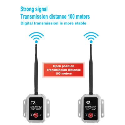 China 2.4Ghz Wireless Video Transmitter 2.4Ghz Digital 720P 1080P Transmitter And Receiver Box For Car Backup Camera Reversing AHD Monitor for sale