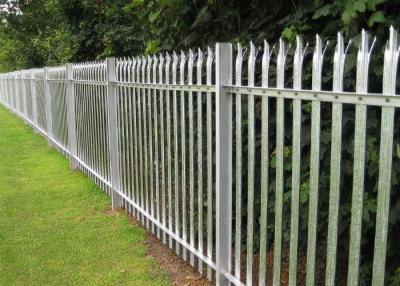 China W / D Type Galvanized Steel Palisade Fencing 2.5*2.75m for sale