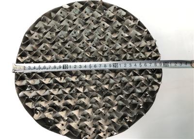 China Petrochemical Metal Structured Packing Filler Hole 0.4 ~ 0.5mm Corrosion Resistant for sale