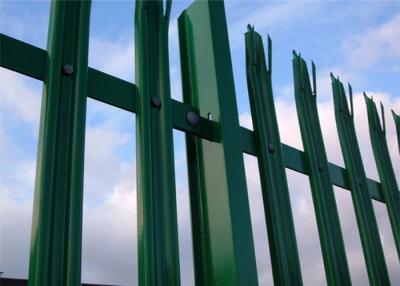 China Galvanized Steel Palisade Fencing Easily Assembled Powder Coated Durability for sale