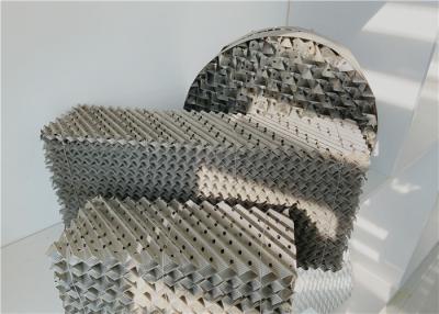 China Wire Gauze Corrugated Metal Structured Packing , Structured Packing Column for sale