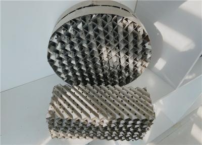 China Orifice Corrugated Stainless Steel Packing For Fractional Distillation for sale