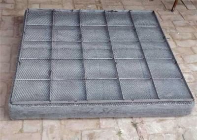 China Knitted Vapor Liquid Filter Square Wire Mesh Demister Pad for sale