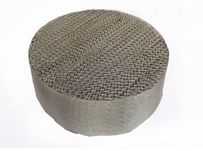 China Knitted Wire Mesh Distillation Dolumn 250Y Metal Structured Packing SS 316 for sale