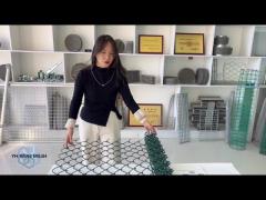 Temporary Chain Link Garden Fencing For Sports , Power Coated Chain Link Fence