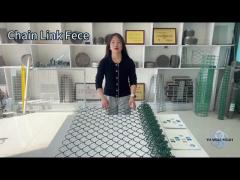 Hot Dip Galvanized Temporary Chain Link Fence For Events 6*8ft