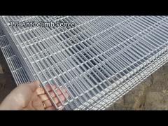 Clear View Welded Wire Mesh 358 Security Fencing Anti Climb / Theft 76.2*12.7mm