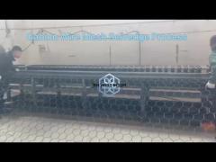 Low Carbon Wire 2.4mm 80x100mm Gabion Wire Mesh For River Bank