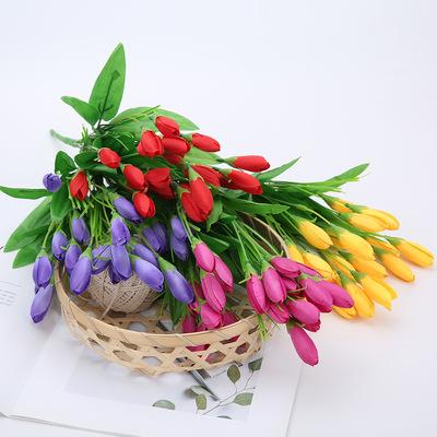 China Fancy simulation of magnolia bud restaurant hotel wholesale table set decoration flowers balcony set flower little magnolia for sale