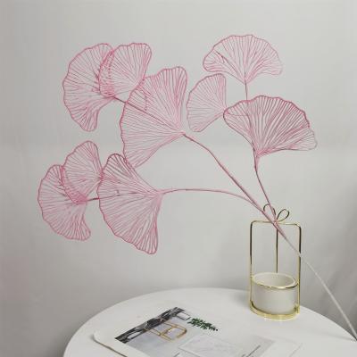 China New Products Eco - Friendly Artificial Flowers Ginkgo Biloba Leaf For Home Decoration for sale