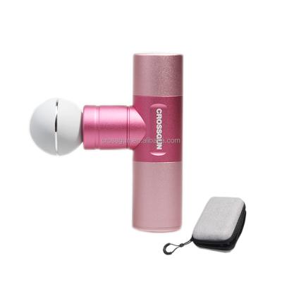 China Custom Portable Body Logo Sports Electric Deep Thrust Massager Electric Deep Fascial Gun For Athletes Tiny Gun for sale