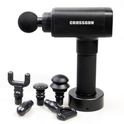 China Crossgun Shaped Massage Gun Body Hand Massage Gun for sale