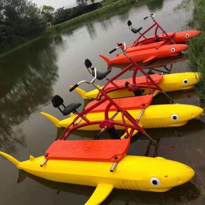 China Outdoor Water Fun Watersport BIG FAST Wakeboard Grill Recreational Water Park Equipment Water Bicycle Sea Water Floating Bike for sale