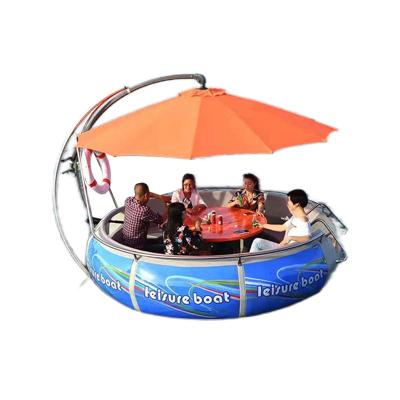 China BIG Watersport QUICK Wakeboard Jet Boat Grill Leisure Water Playground Equipment BBQ Donut Barbecue Outdoor Floating Electric Boat for sale