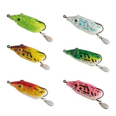 China Durable BIG QUICK wakeboard watersport hook fishing silicone frog electric soft hard lures for Bass Trout Multi Jointed Swimbait for sale