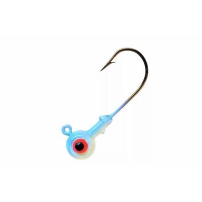 China Soft lures BIG FAST watersport fishing hooks multi sizes multi jig head hook sizes with Head C Colored Fishing Hooks for sale