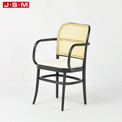 China Hot Sale Italian Outdoor Plastic Wooden Rattan Restaurant Cooling Indoor Dining Modern Dining Chair for sale