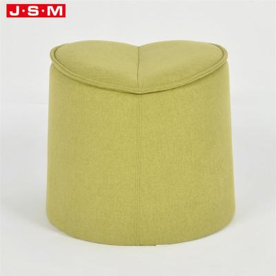 China Living Room Wood Green (Other) Modern Style Adjustable Round Stool Space Saving Kids Chair Ottoman Stool for sale