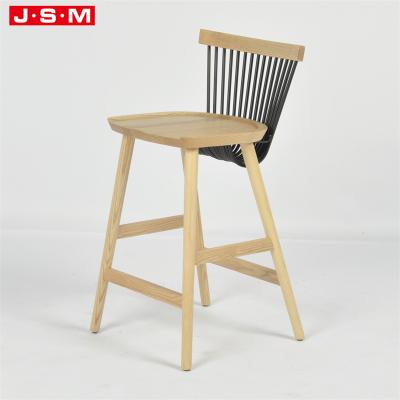 China Contemporary cheap wood gold high chair outdoor bar stools for kitchen for sale