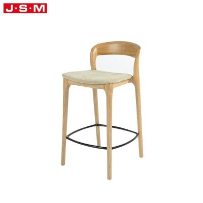 China 2022 Hot Seller Contemporary Modern Armchair Wooden Bar Stools For Kitchen Back for sale