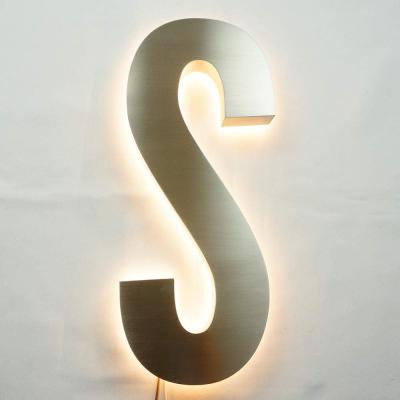 China Other Led Backlit Stainless Steel Channel Letter Sign With Cheap Price Invitation Letter Sign for sale