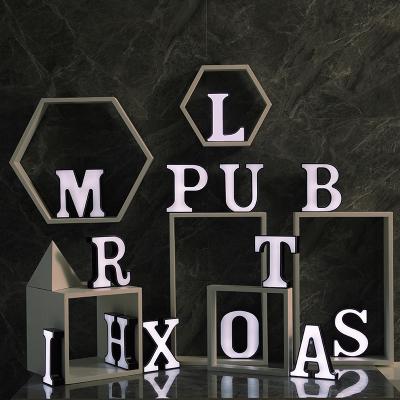 China Hot Selling Custom Logo 3d Metal Led Buildings Company Names Business Signs Store Sign Front Letter Led for sale