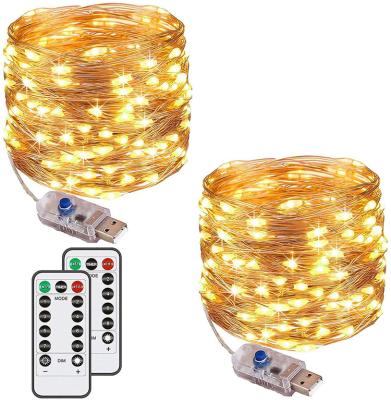 China Wedding Party Copper Wire Holiday Decoration Fairy Light USB Led Curtain String Lights 5v Usb Led String 10m Usb Led Light for sale